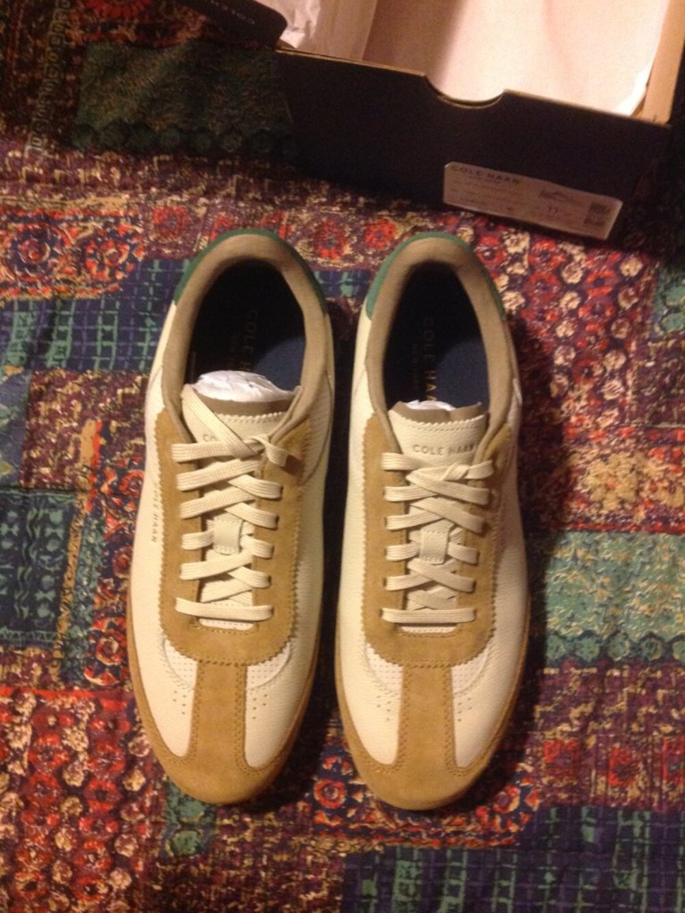 Cole Haan Men's Slimstride Leather & Suede Fashion Sneakers -11.5M - NIB